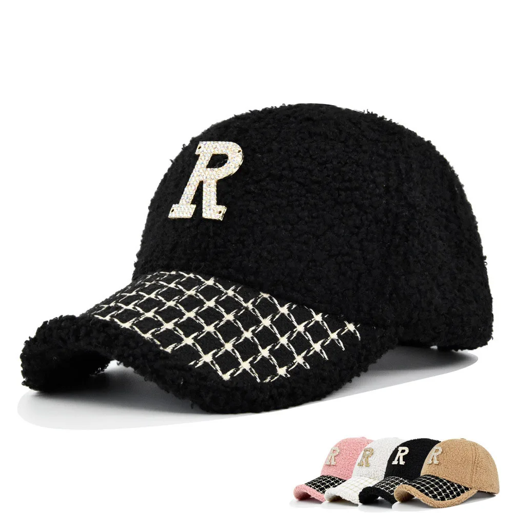 

Модная зимняя шапка из овечьей шерсти коричневого и белого цвета для женщин, женские стильные бархатные шапки, мужские шапки