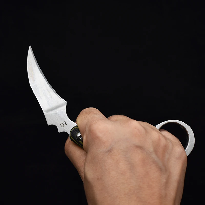 D2 стальной карманный нож G10 с фиксированным лезвием | Инструменты