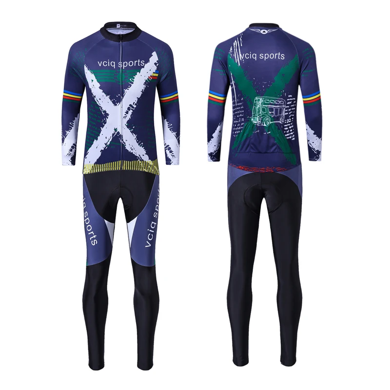 Мужская Зимняя Теплая Флисовая одежда для велоспорта s2020 VCIQ Мужской трикотажный