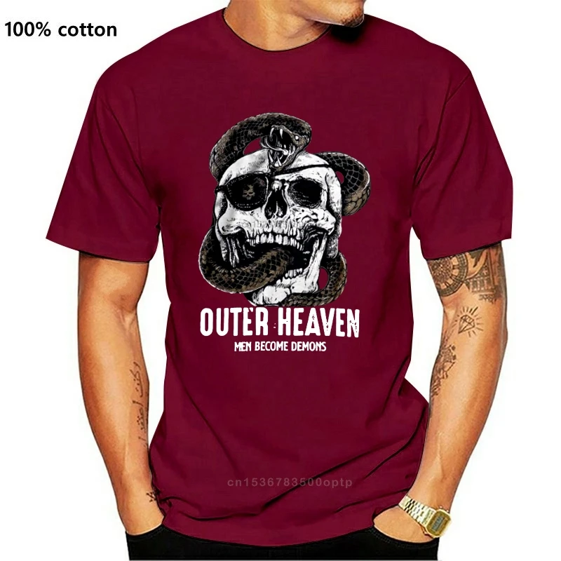 

New Men T Shirt Outer Heaven Men Become Demons Women t-shirt