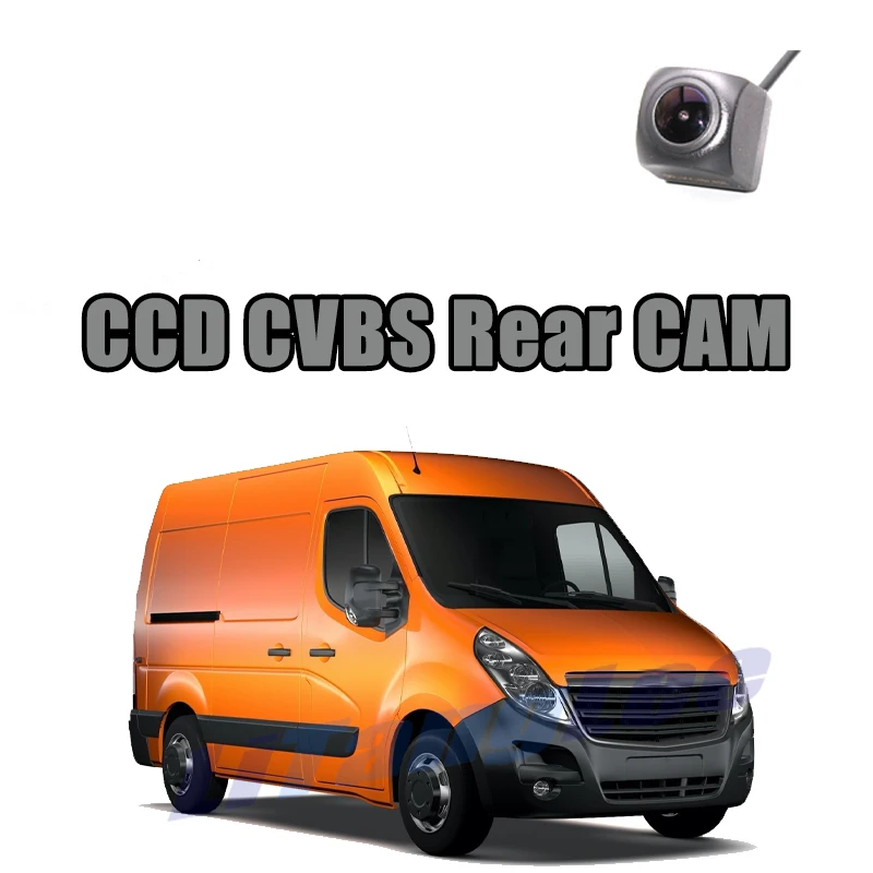 

Автомобильная камера заднего вида CCD CVBS 720P для Opel Movano 2010 ~ 2016, реверсивное ночное видение, водонепроницаемая парковочная резервная камера