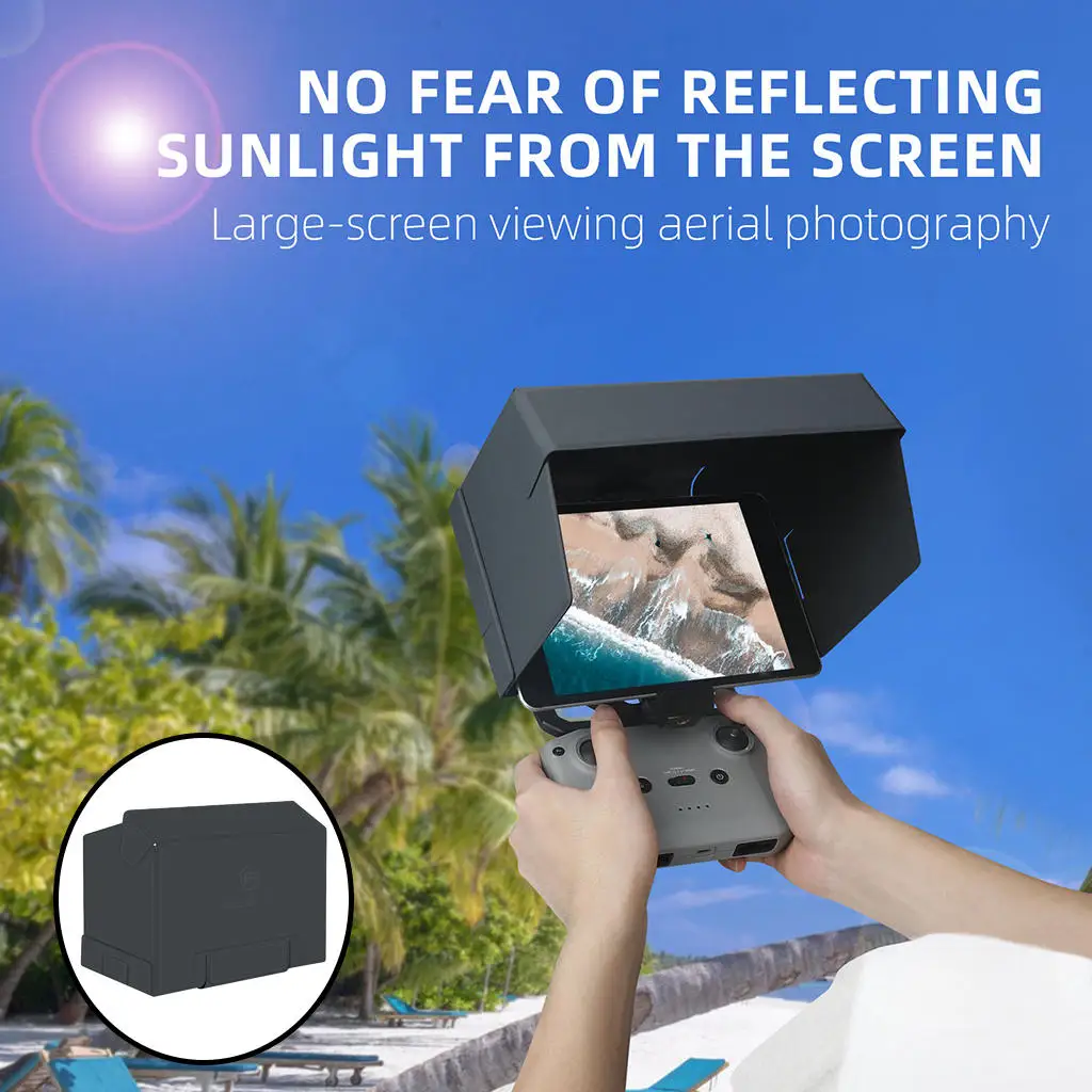 9 7 11inch drone remote controller sunshade monitor hood sunshade sun hood cover sunshade screen cover drone parts for fimi x8 free global shipping