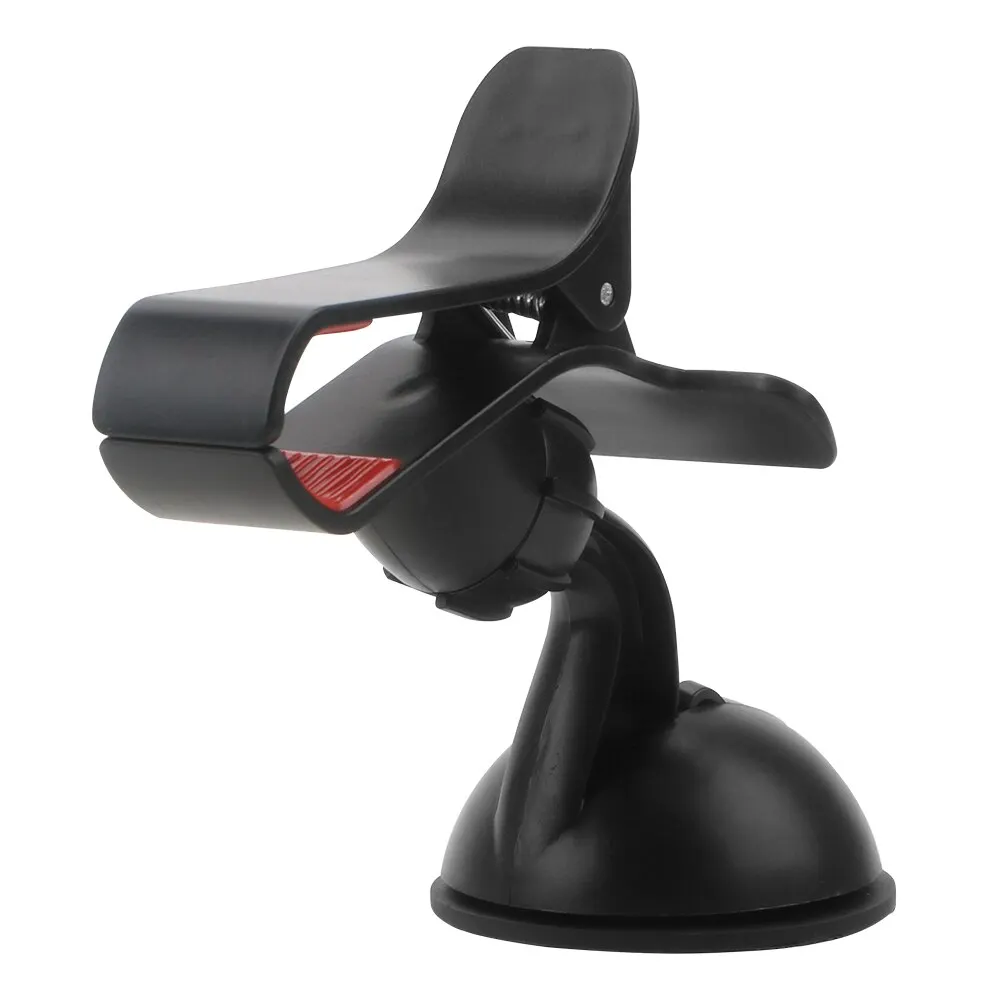 

Car Phone Holder 360 Degree Rotating Bracket Car Accessories Windshield Mount Clip Holder Mobile Phone For IPhone Huawei