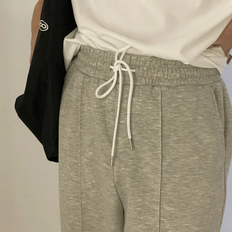 

IEFB Spring Autumn New Loose Legged Sports Pants Men's Korean Trend Casual High Waist Drawstring Sweatpants For Men 9Y6910