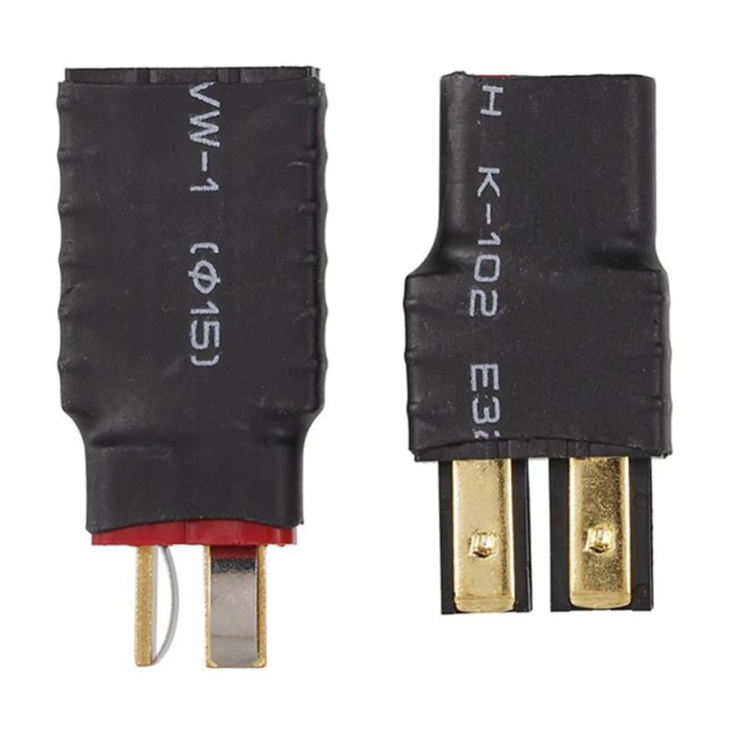 

4pcs Male Female To T-Plug Male Connector Adapter Suitable For Charging RC Car
