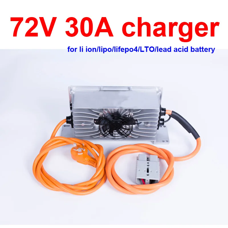 

GTK 72V 30A lithium battery charger 24S 87.6v lifepo4 21s 88.2v 22s 92.4v 20S 84v li ion 30S 84v LTO 72V lead acid battery