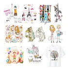 Термоклейкие нашивки с изображением милой Совы мальчикадевочки, термоклейкие наклейки для оформления детской одежды сделай сам, Детские нашивки, моющаяся аппликация с рисунком F