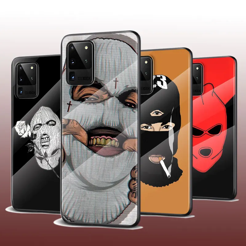 

Tempered Glass Cover Headgear Sexy For Samsung Galaxy S20 FE S10e S10 S9 S8 Ultra Plus Lite Plus 5G Phone Case