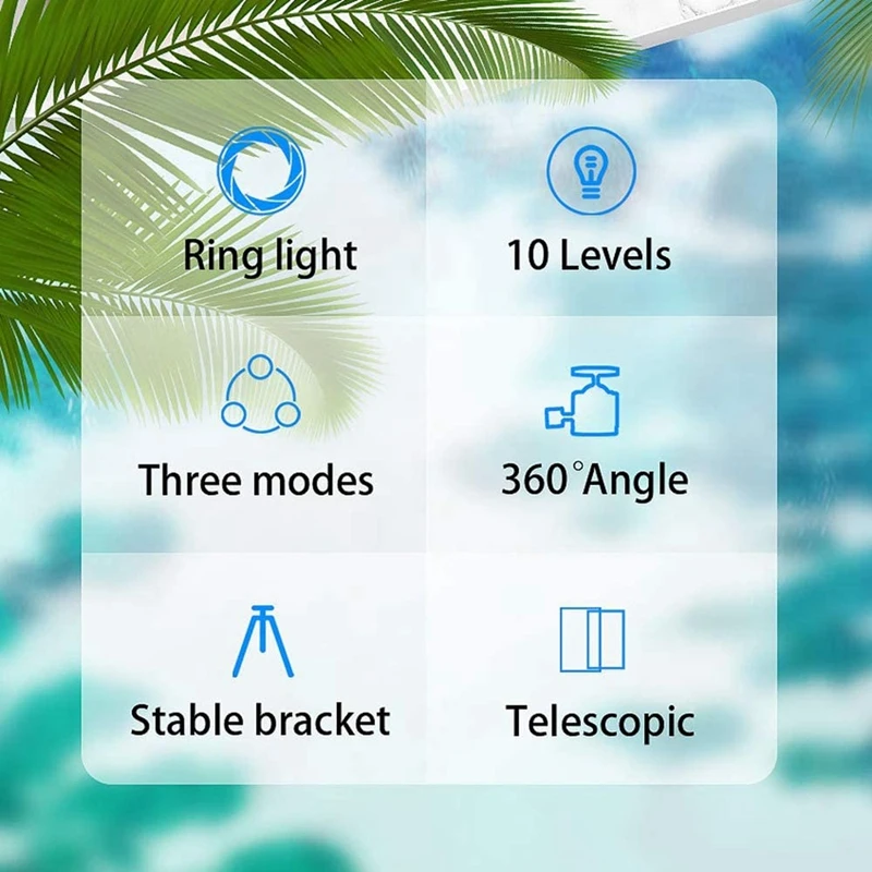 Кольцевой светильник для фотосъемки с Bluetooth затвор светодиодный макияжа кольцо