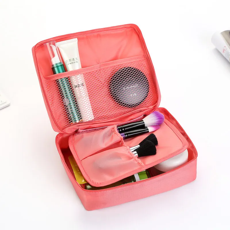 

Korean Multifunction travel Cosmetic Bag Neceser Women Makeup Bags Toiletries Organizer Waterproof Female Storage Make up Cases