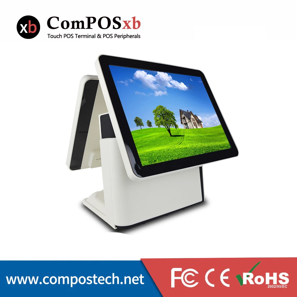 Дешевая цена POS система супермаркет все в одном Pos Машина денежный ящик Сканер