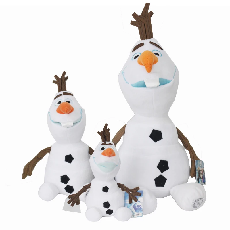 

50cm Disney Olaf Frozen Figures Snowman Cartoon Plush 30cm 23cm Toys Doll Plush Kawaii Stuffed Animals for Children Birthday