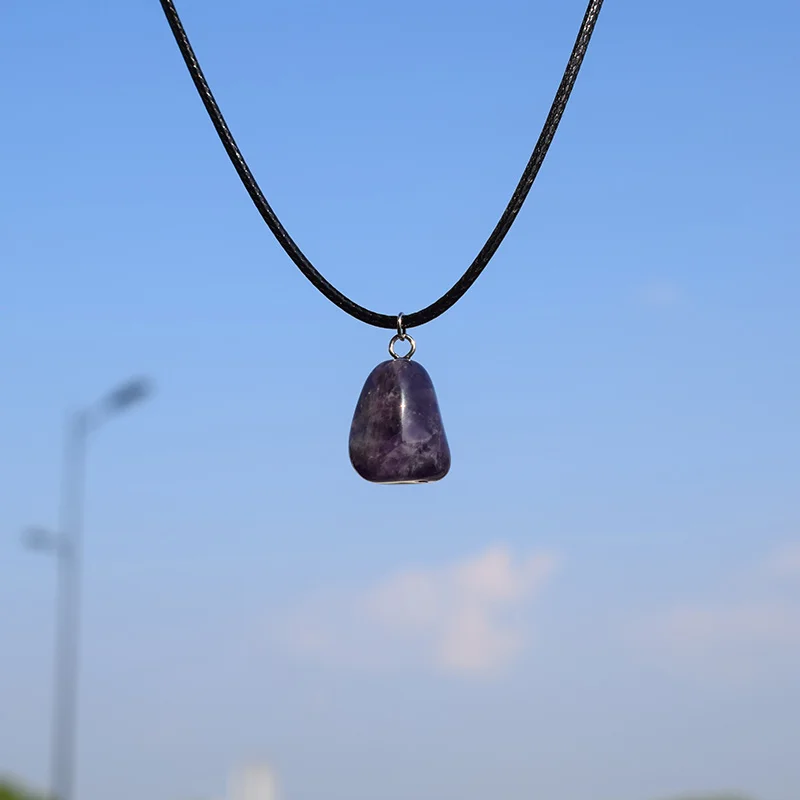 Модное ожерелье из натуральной кожи женские ожерелья и подвески неправильной