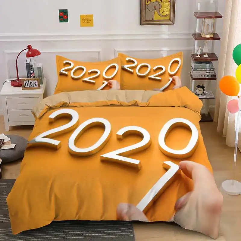 Модный 2021 Новый 3D набор постельного белья с цифровой печатью|Комплекты белья| |