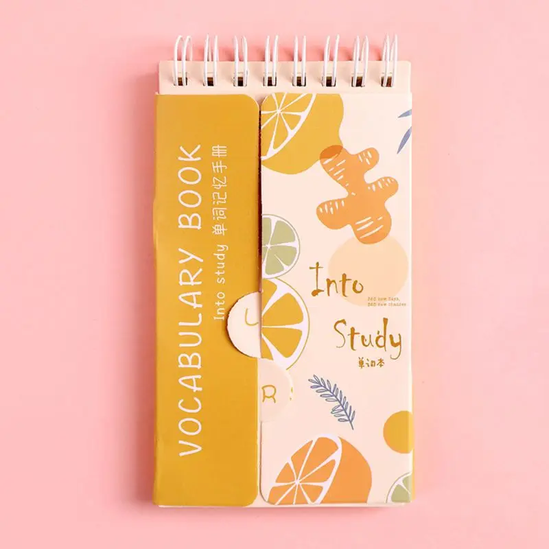 

Kawaii Fruit Notebook Foreign Language Vocabulary English Words Reciting Planner