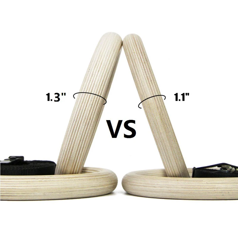 

Wood Gymnastic Rings 32/28mm Sport Gym Rings for Home Gym Fitness Great for Your Muscle Building Ab Workout Strength Rings