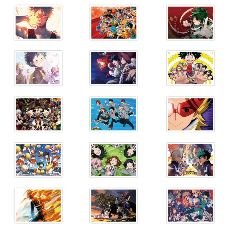 

30Pcs My Hero Academia Suitcase Stickers Laptop Skateboard Izuku Midoriya Might Boku No Hero Academia Anime Character Decals
