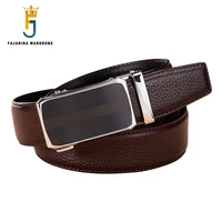fajarina formal casual style automatic quality cow genuine 3 5cm width mens pure solid cowhide leather belts for men n17fj977