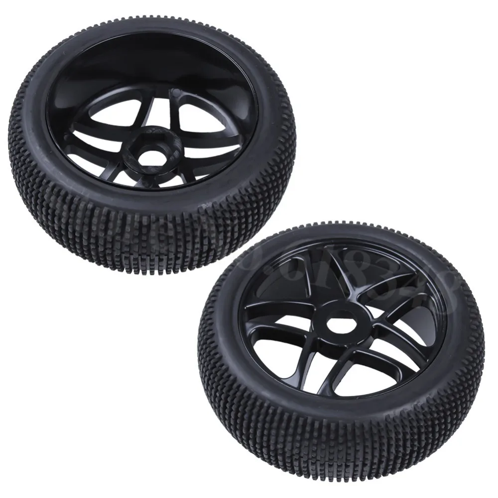 4 шт. RC автомобильные шины и колеса 17 мм Шестигранная Ступица с поролоновыми