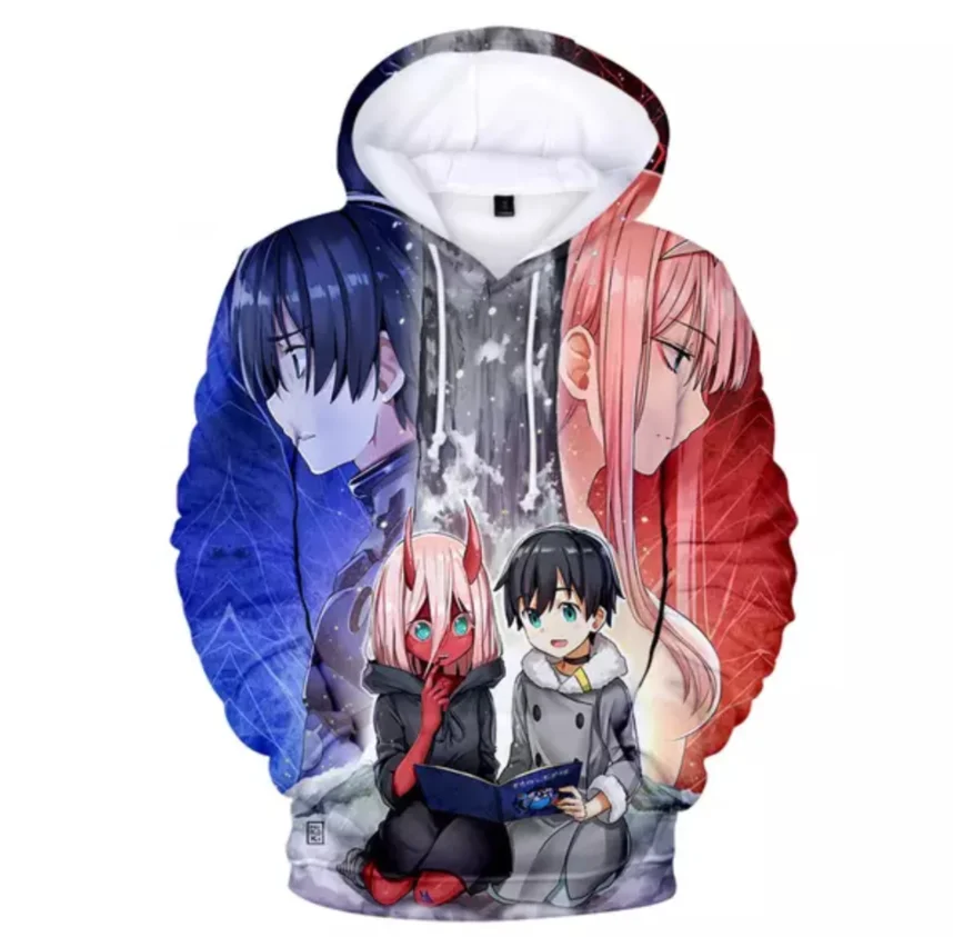 

Aikooki Anime DARLING In The FRANXX hooded 3D Sweatshirt Men/women Harajuku Hip Hop Sweatshirts Long Sleeve h