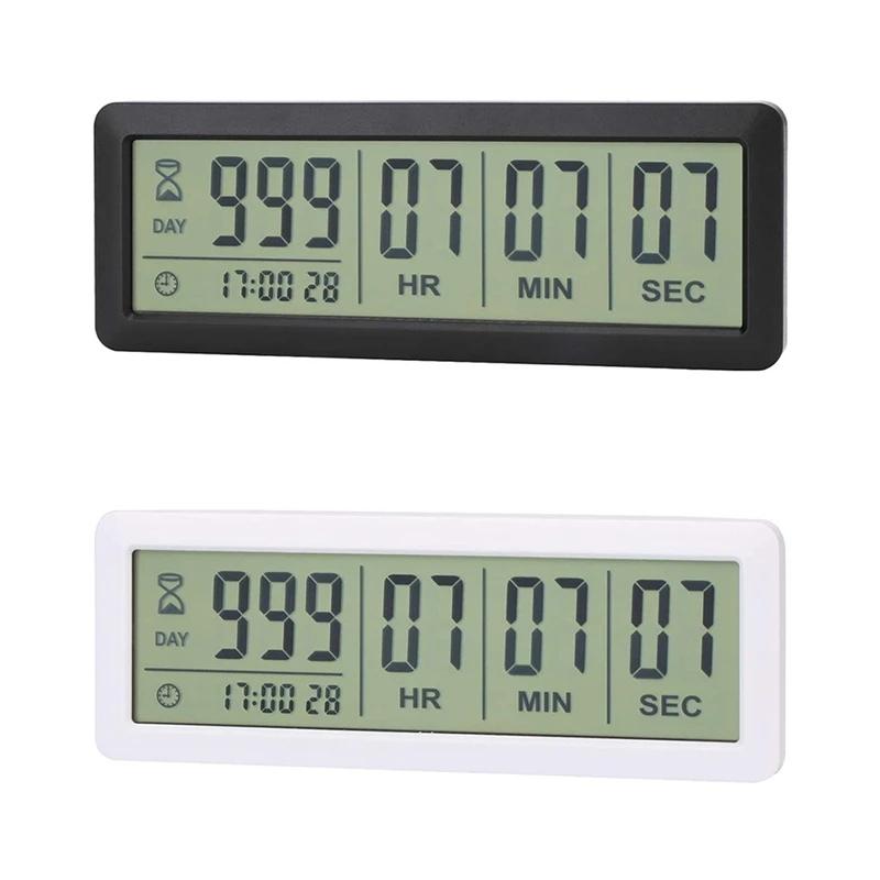 

Big Digital Countdown Days Timer Clock - 999 Days Count Down Clock Timer for Graduation Lab Kitchen