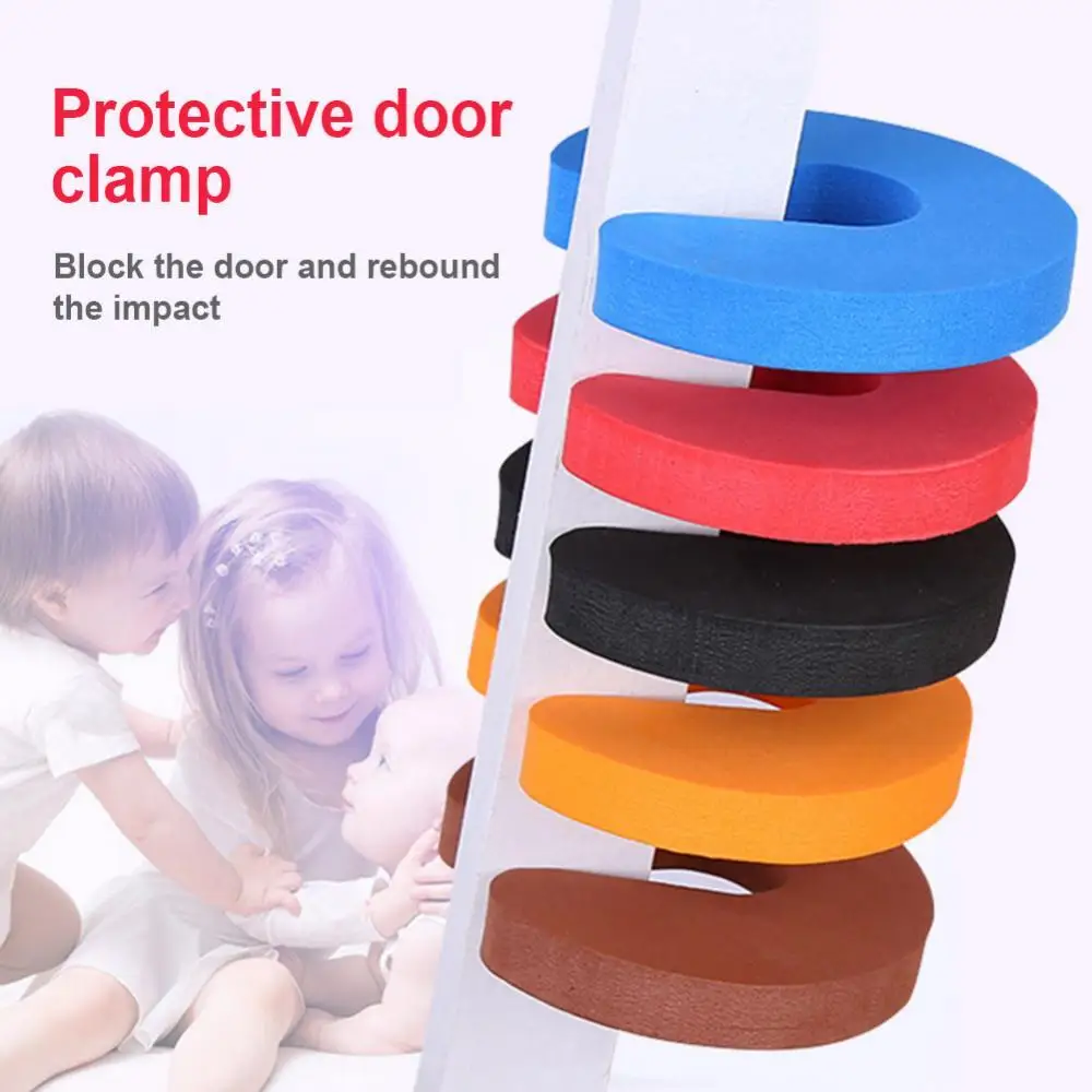 10Pcs Universal EVA Baby Safety Door Stopper Pinch Proof Guard Finger Protector 6pcs baby pinch finger guard lock jammer stopper protector safety door stop new