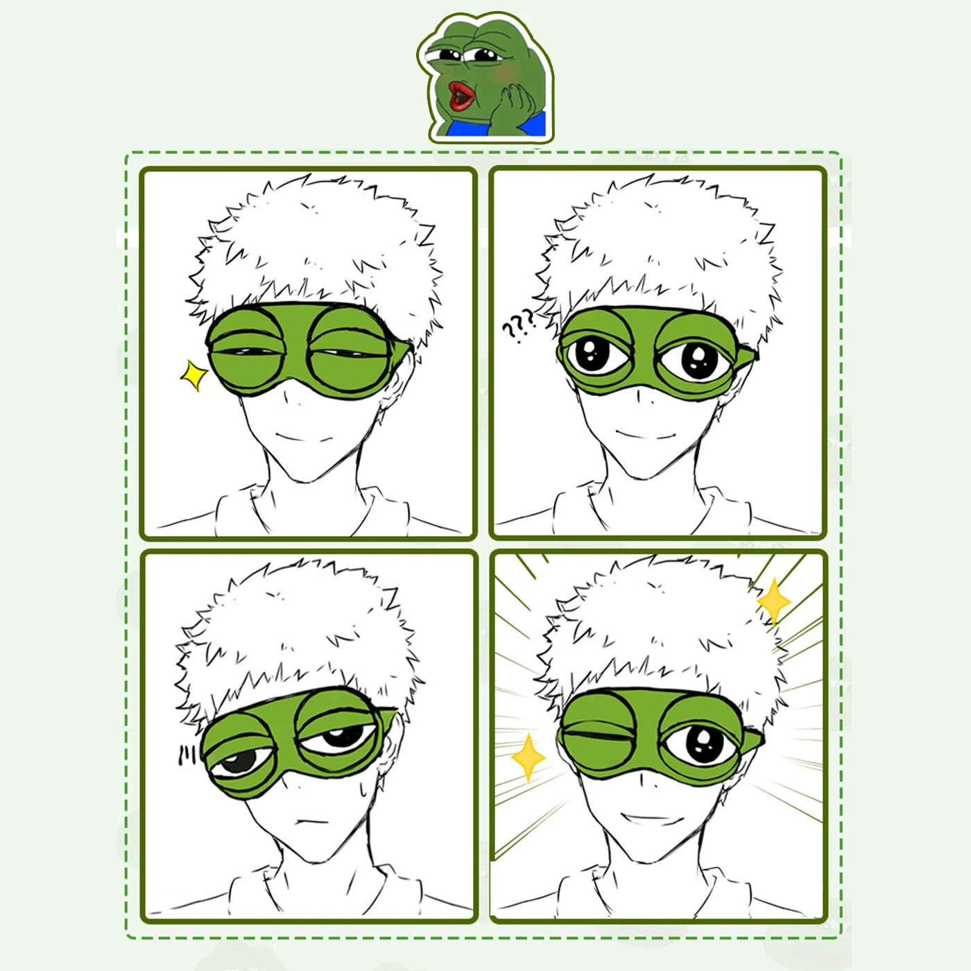 Детская маска для сна милая плюшевая 3D Зеленая лягушка повязка глаз на глаза