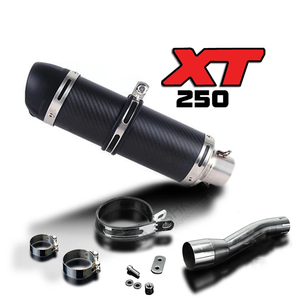 Мотоциклетная полная выхлопная система глушитель слипоны для YAMAHA XG250 XT250