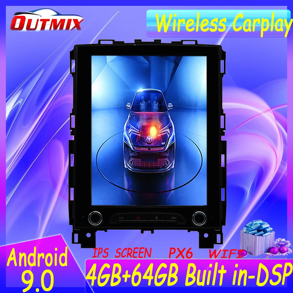 

Автомобильный мультимедийный плеер Tesla Style, большой экран, Android 9,0, для Renault KOLEOS, megane 4 2016-2019, GPS, аудио, радио, стерео, головное устройство