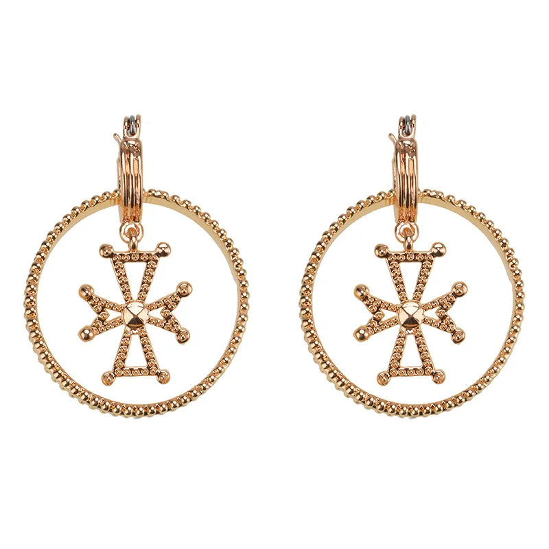 bls-miracle New fashion accessorie unique cross drop earring best gift for lover's girl wholesale E453 | Украшения и
