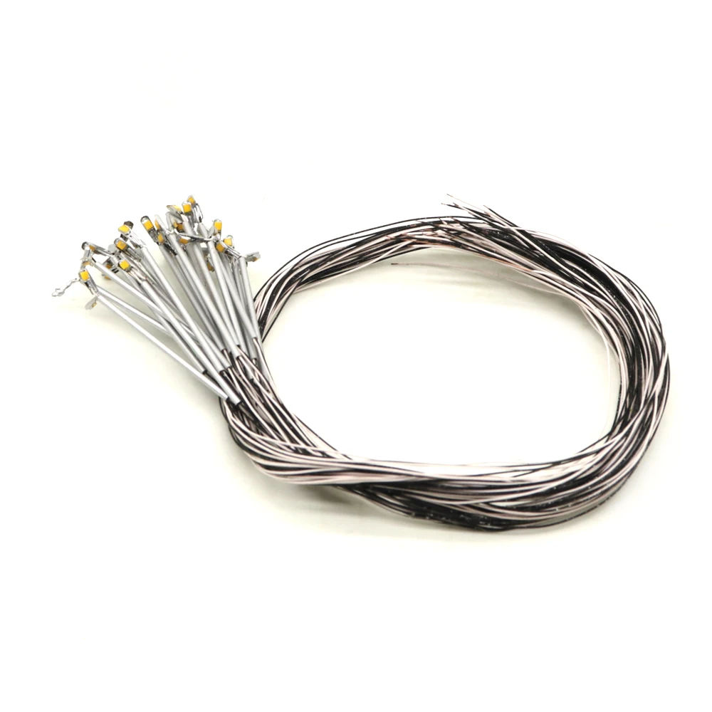 1/500 игрушка теплый белый светодиодный архитектурная модель с двумя головками