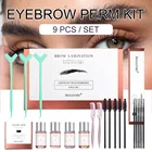 Новый набор для ламинирования бровей, лосьон для химической завивки, набор для подтяжки бровей, Полупостоянный, для салона красоты, для подтяжки бровей, для химической завивки
