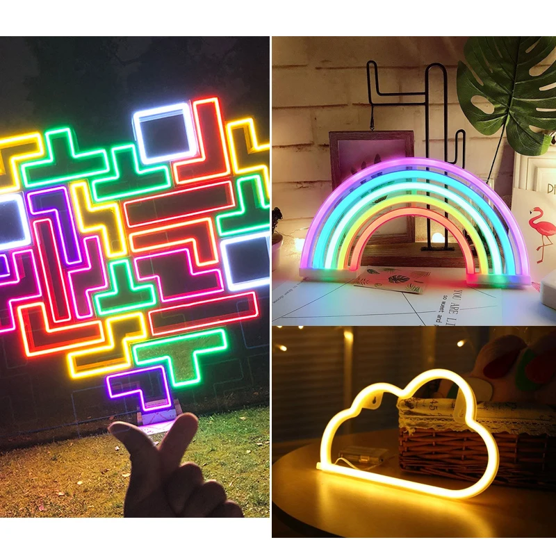 612 12V 220V Set Flexible LED Neon Strip Tape Light Rope Tube IP65 Ribbon for Sign Christmas Holiday Bed Kitchen Cabinet | Лампы и