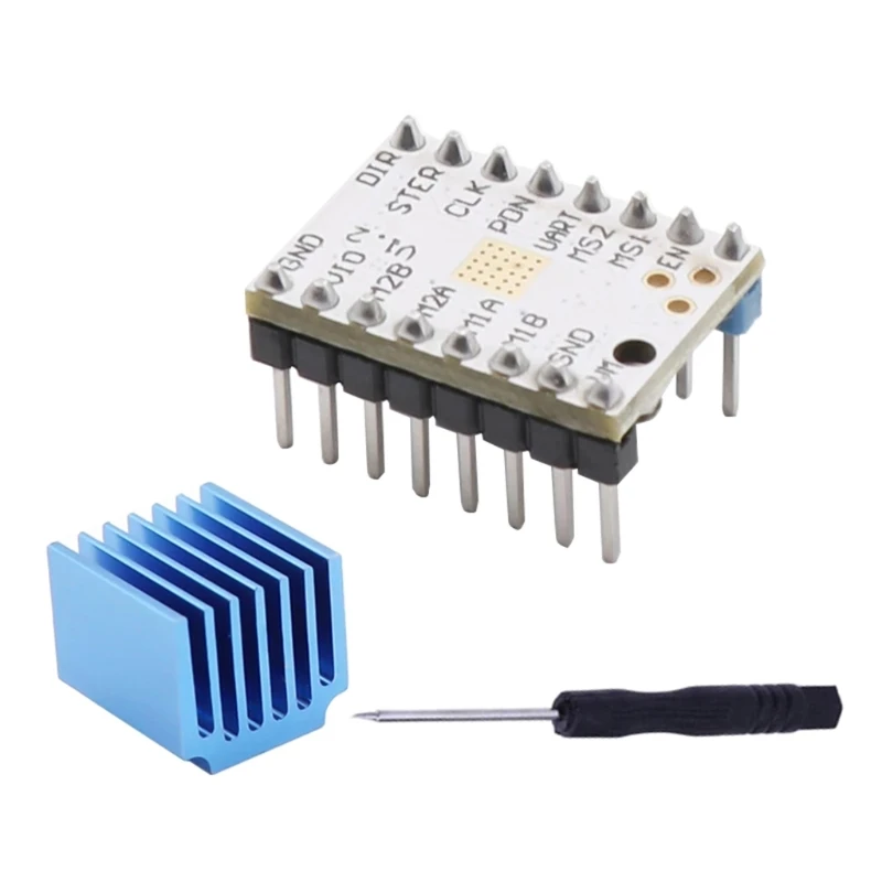 Аксессуары для 3D-принтера пиковый ток 2А TMC2208V1.2 бесшумный шаговый двигатель 256