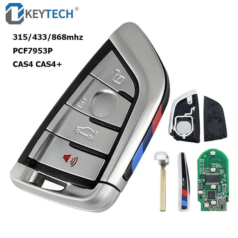 Ключ дистанционного управления OkeyTech для BMW 1 3 5 6 7 серии X5 X6 X7 2011 2017 CAS4 + 315 МГц 433 868
