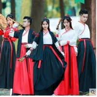 men women chinese ancient cosplay hanfu costumes knights suit for oriental improved graduation photography performance costumes