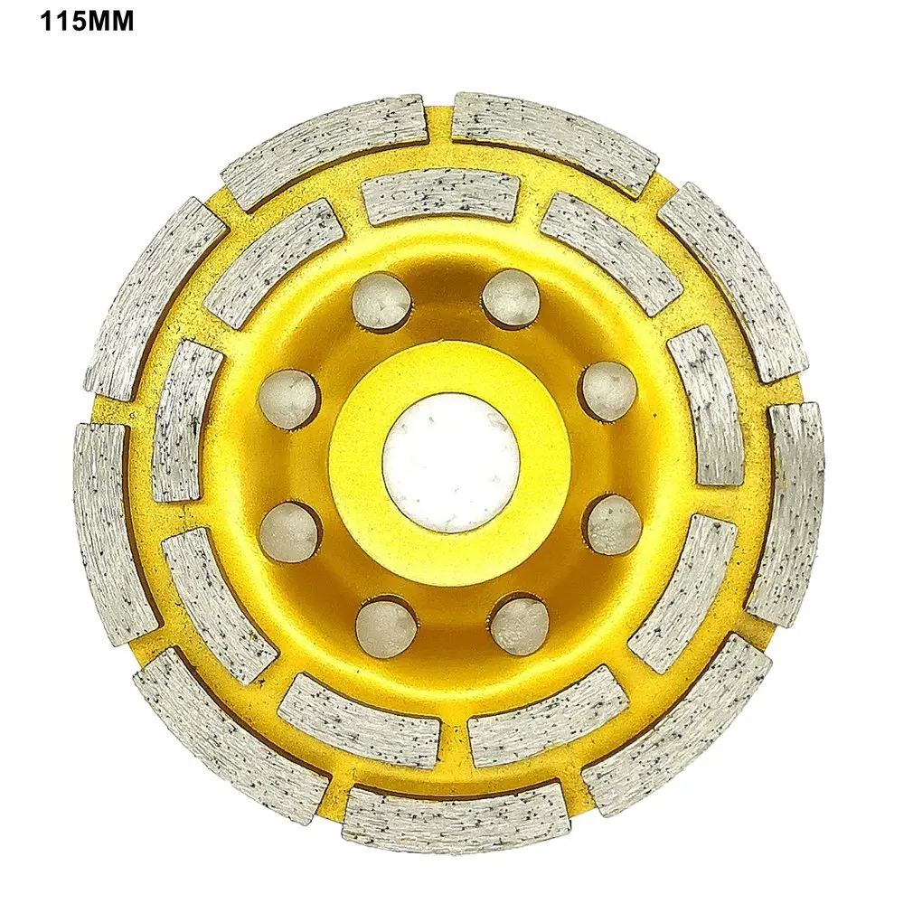 Двухрядный алмазный шлифовальный круг Золотое для угловой шлифовальной машины