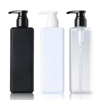 1pc liquid soap bottle shampoo bottle lotion pump bottle shower gel holder empty container 500ml black white dispenser bottle
