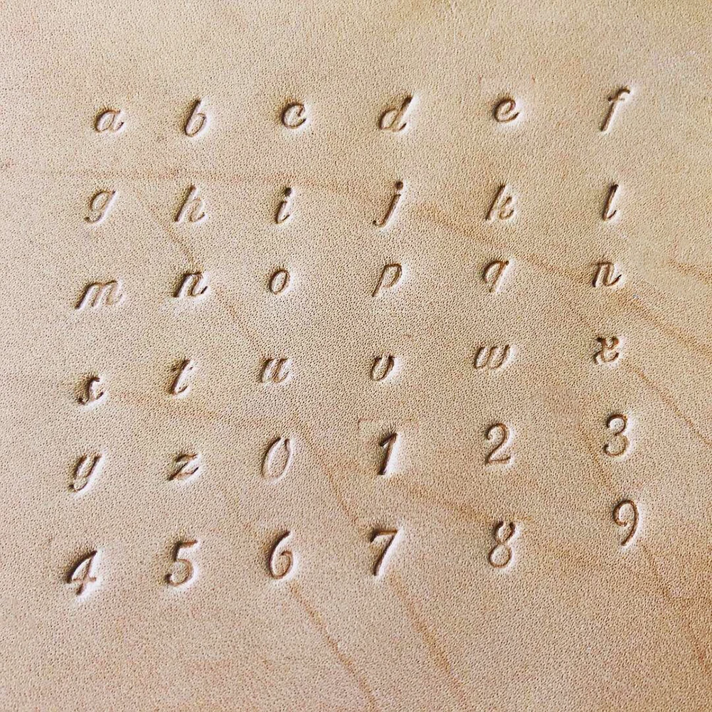 Набор стальных штампов с цифрами алфавита набор для кожи DIY инструментов