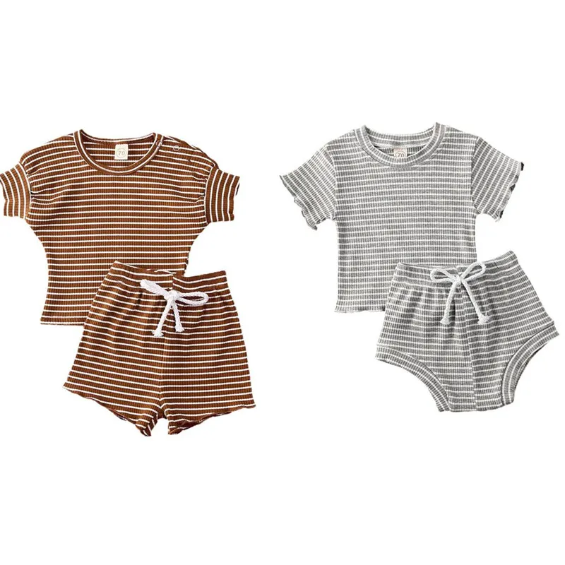 Новинка 2020 Лидер продаж Детская рубашка брюки костюм летняя свободная одежда в