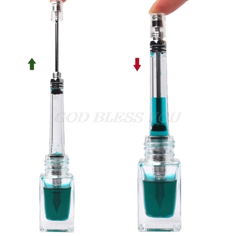 Ручка перьевая вакуумная Прозрачная с наконечником EF/F 0 38/0 5 мм| |