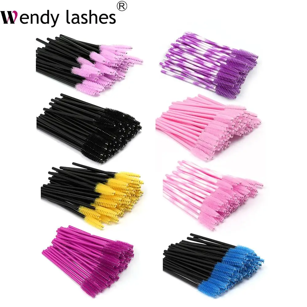 

Brush Eyelash Extension Disposable Eyebrow Brush Comb Applicator Eyelashes Extension Supplies Cosmetic Brushes Set Makeup Tools