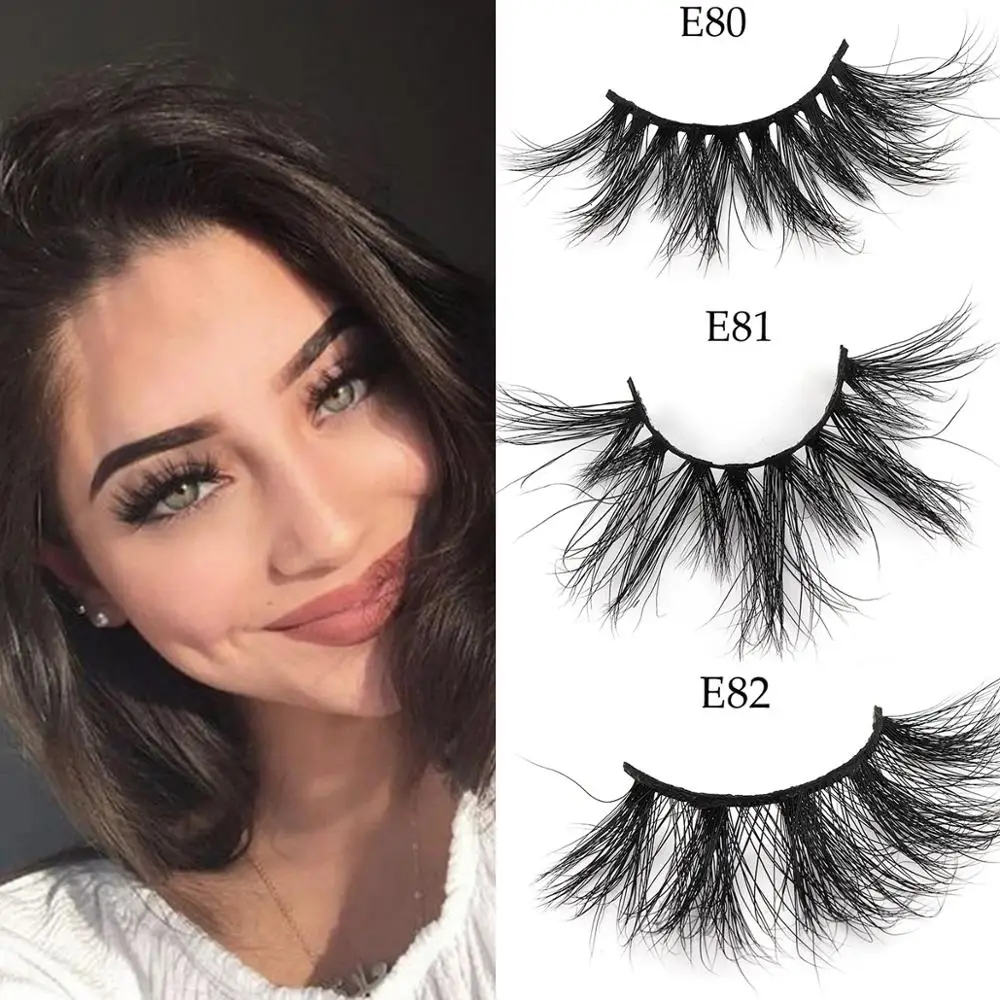 1 пара 3D натуральные норковые ресницы 100% ручная работа накладные наращивание