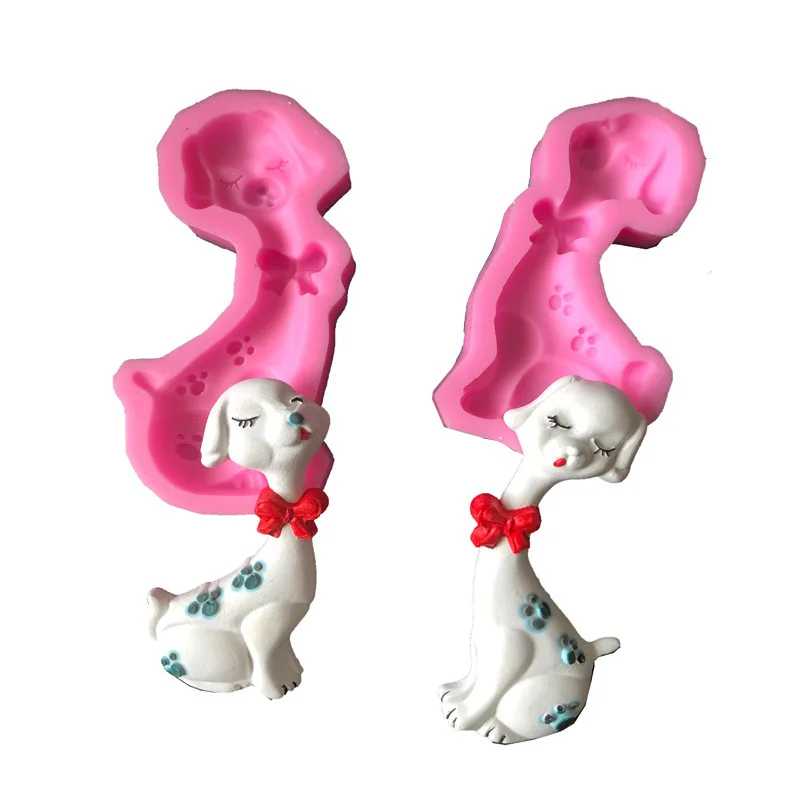 Щенок различные формы силиконовые DIY помадка торт плесень шоколадная форма для