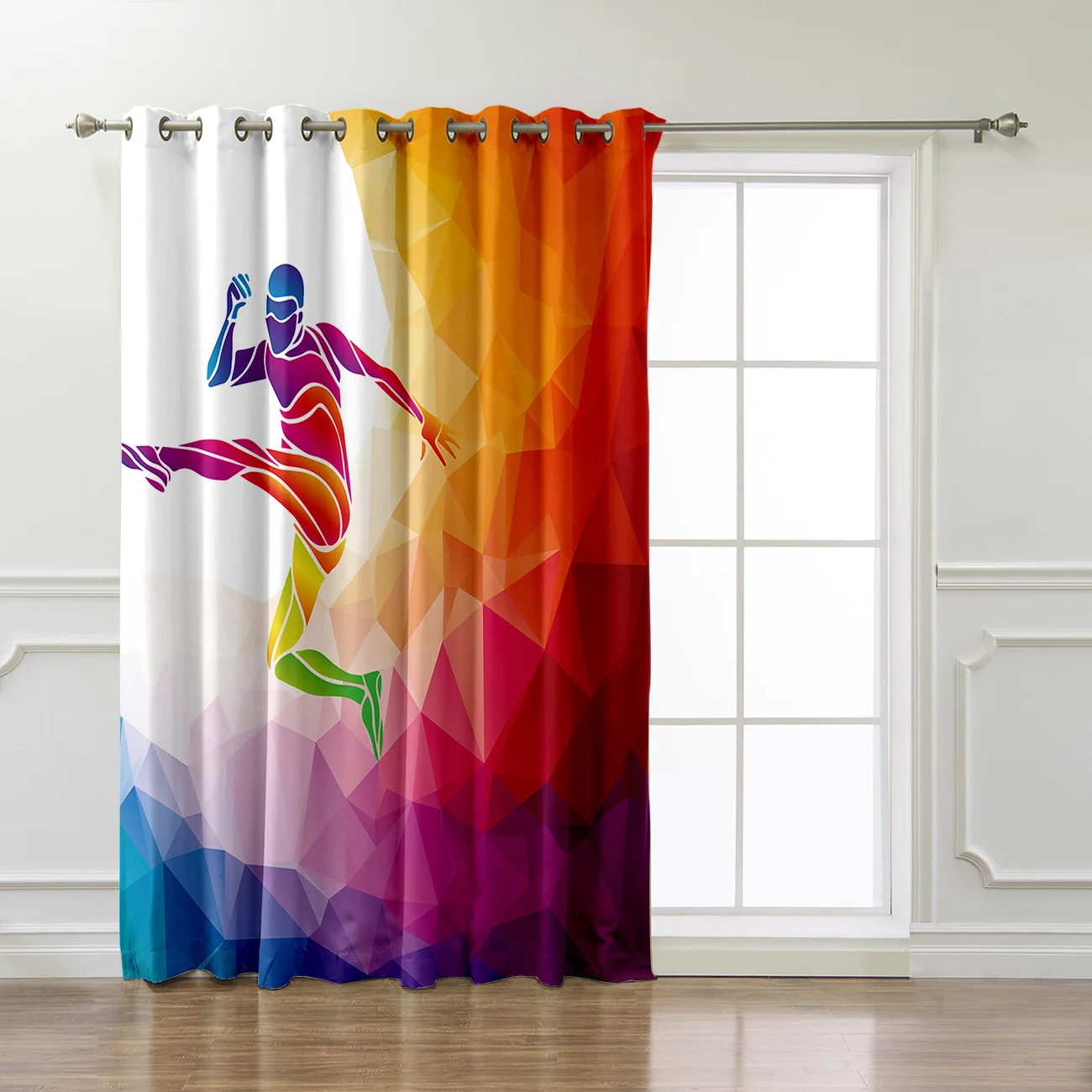 Геометрические футбольные 3D оконные шторы для гостиной спальни кухни Cortinas Para Sala