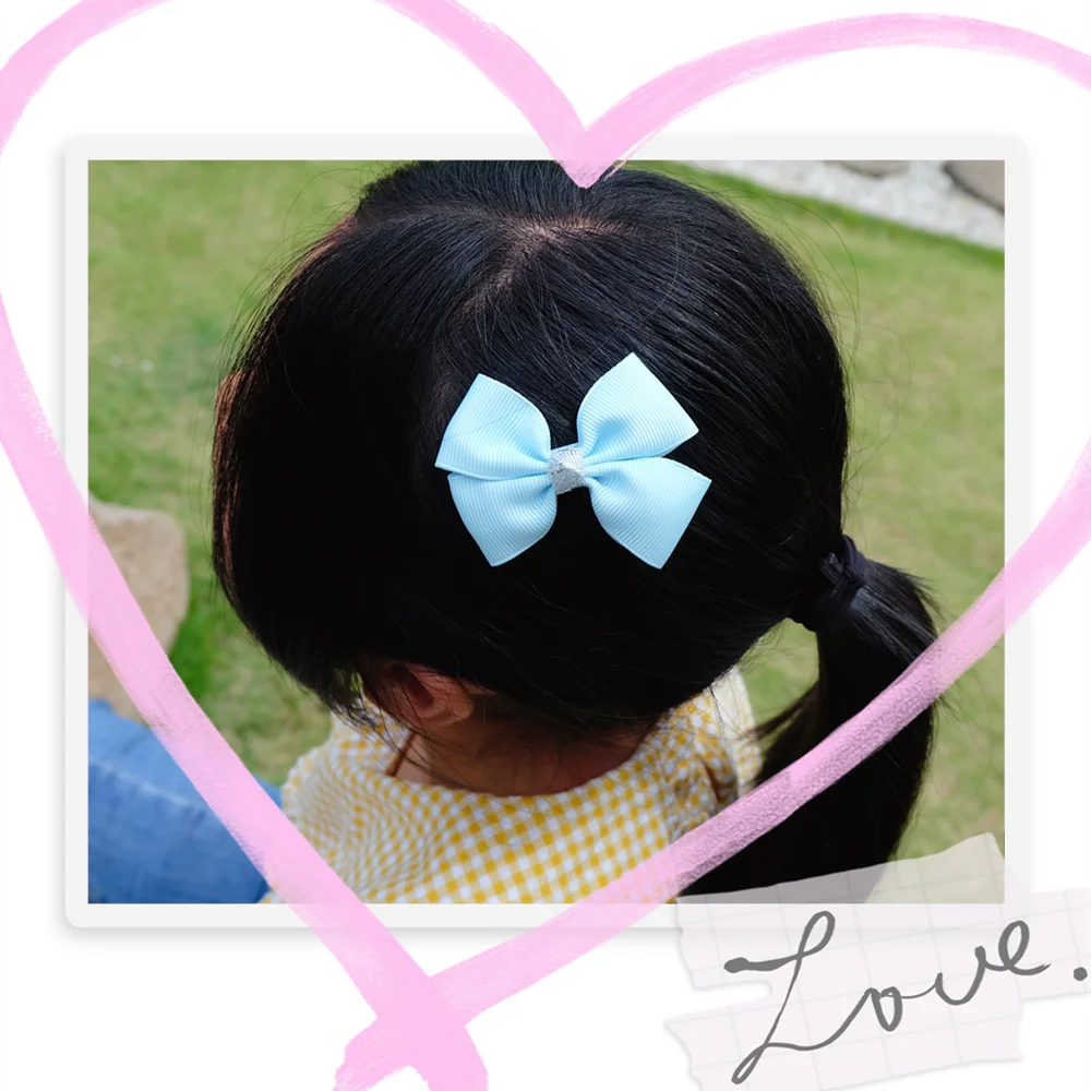 2 шт./компл. милые для девочек детей с бантом цветочным рисунком детские заколки