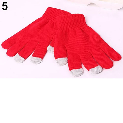 

Unisex Winter Soft Knit Touch Screen Gloves for Texting Capacitive Smartphone sensory gloves touchscreen gloves