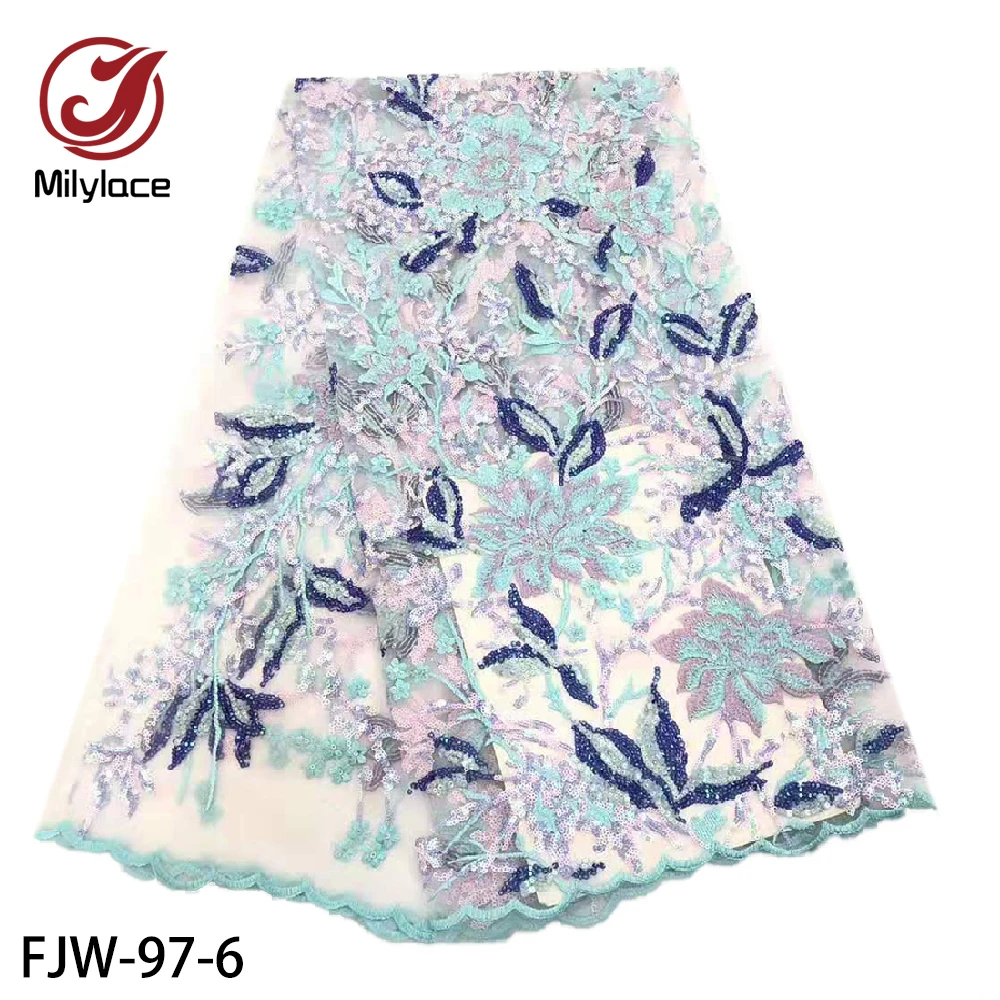 2020 Высокое качество Французский Тюль Блестки африканская кружевная ткань