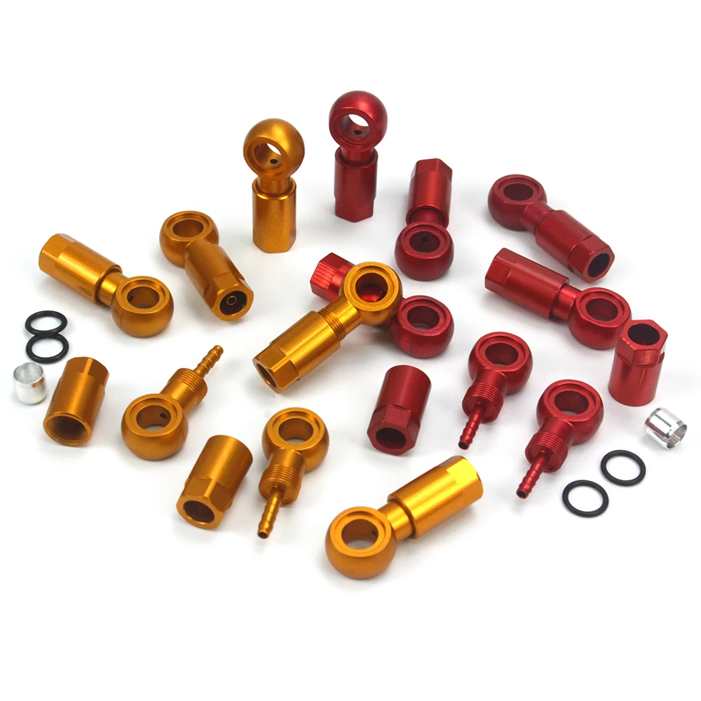 Гидравлические дисковые тормоза комплект трубок оливкового коннектор