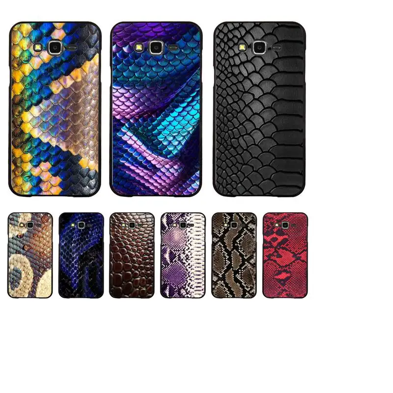 

Snake Skin print animal Phone Case For Samsung Galaxy J4plus J6 J5 J72016 J7prime cover for J7Core J6plus
